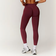 Peach Lift Leggings#colour_peach-lift-cherry-red