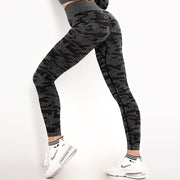 Seamless leggings black#colour_camo-black