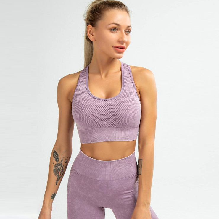 Seamless leggings purple