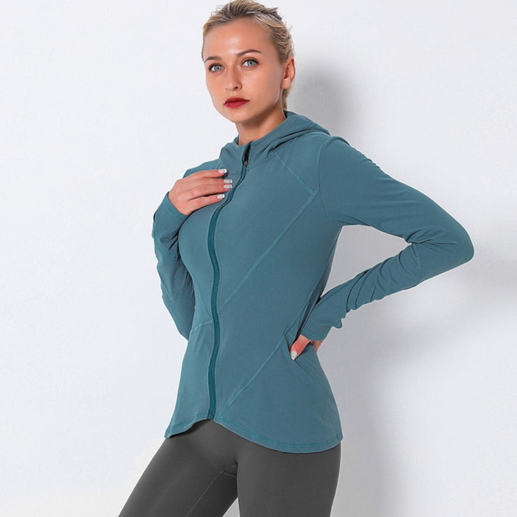 Stretch Hoody Blue